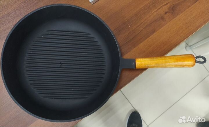 Чугунная сковорода гриль