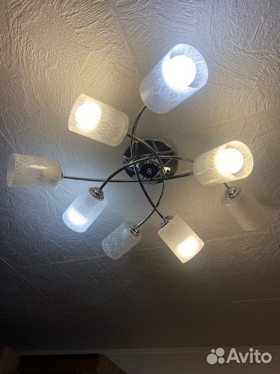 Люстра потолочная подвесная бу