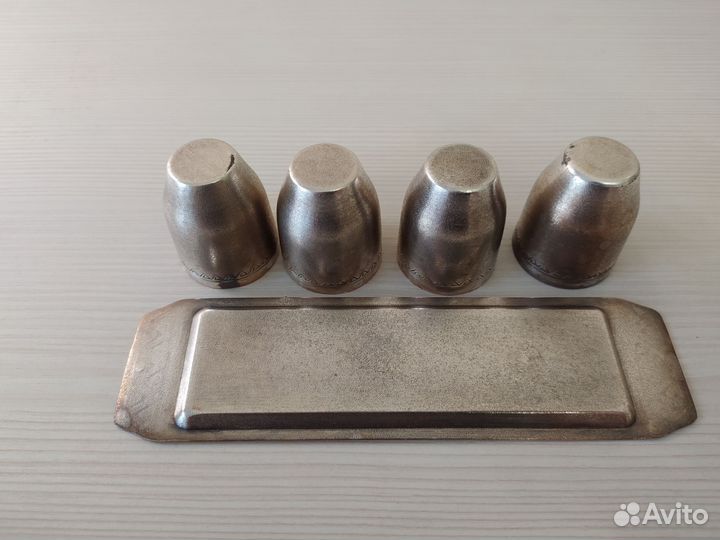 Рюмки серебро СССР