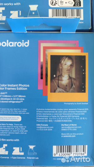 Картридж, пленка, кассеты для полароид polaroid