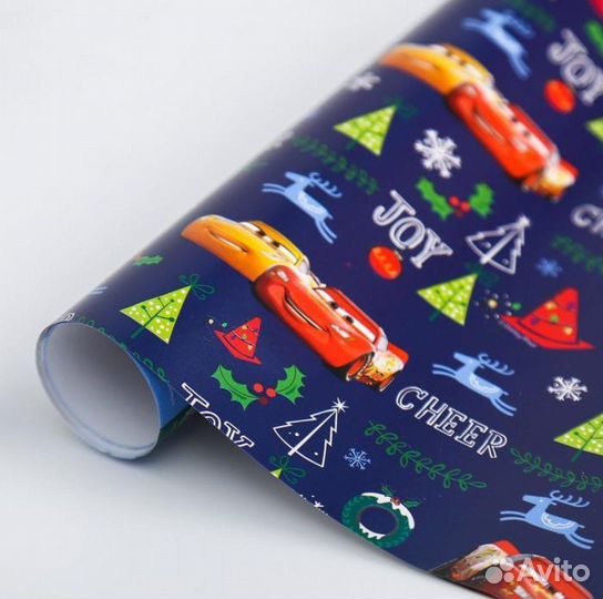 Упаковочная бумага новогодняя для подарков