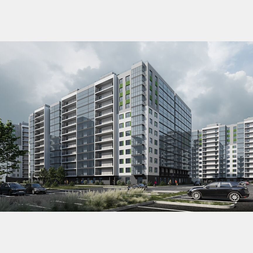1-к. квартира, 42 м², 9/12 эт.