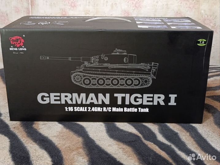 Модель танка Tiger 1 масштаб 1/16 Heng Long