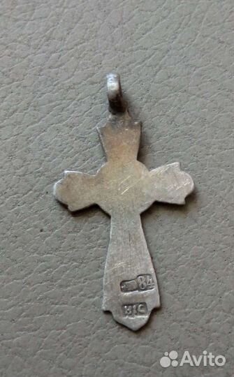 Крест серебро 84 проба