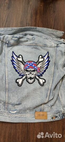 Нашивки,Патчи Байкерские черепа