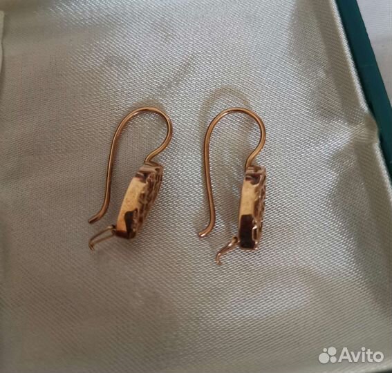 Золотые серьги СССР