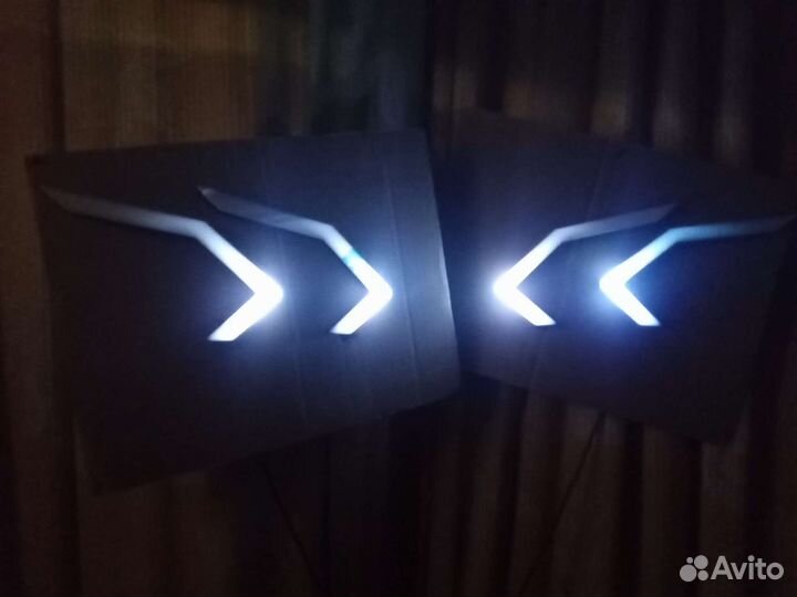 Подсветка в фары галки на приору