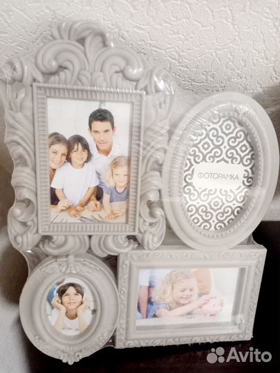 Фоторамка коллаж настенная интерьерная, 2 шт