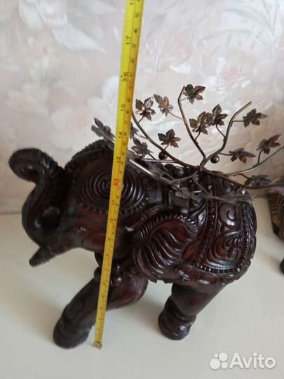 Статуэтка слон большой, дерево