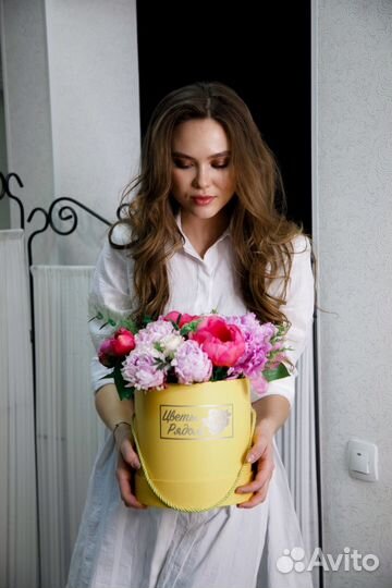 Цветы в коробках Пермь. Трэнд 2022 - 2023 года