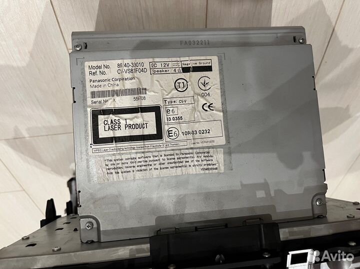 Авто магнитола toyota camry 50