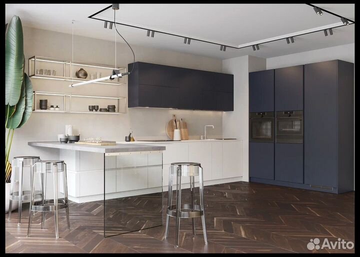 Кухня под потолок любого размера