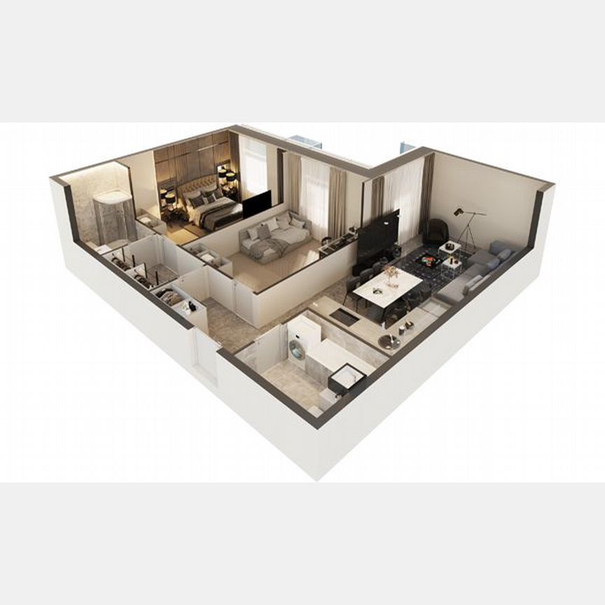 2-к. апартаменты, 73,6 м², 13/30 эт.