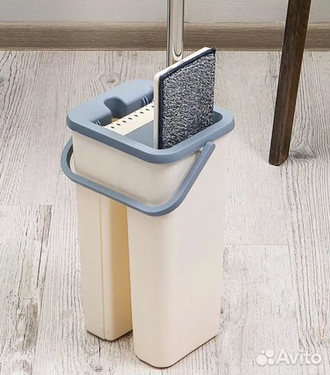 Швабра с ведром и отжимом новая