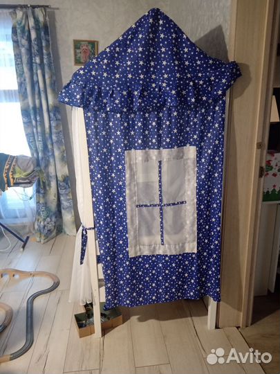 Кровать домик б/у, полный комплект