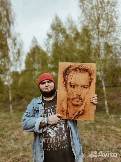 Выжигание портретов и картин на дереве