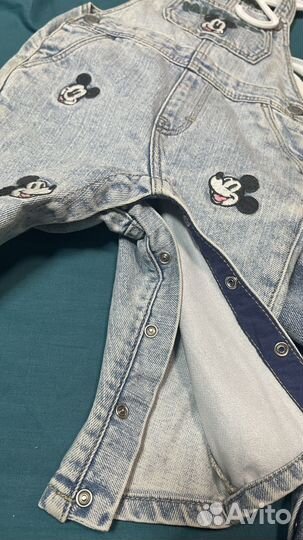 Джинсовый комбинезон