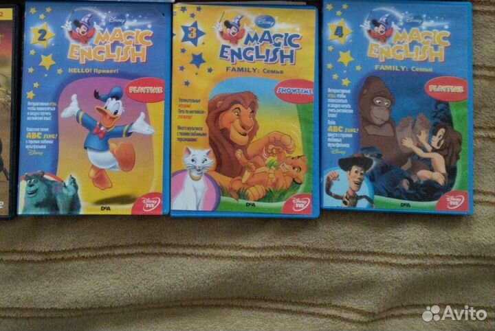 Популярные мультфильмыWalt Disney, Marvel на DVD
