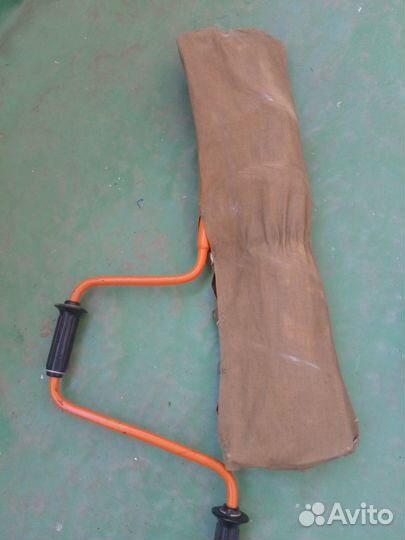 Бур рыболовный складной