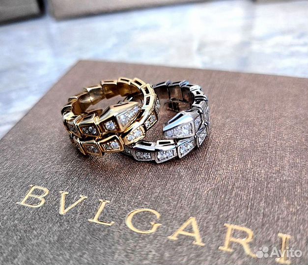 Кольцо bvlgari serpenti