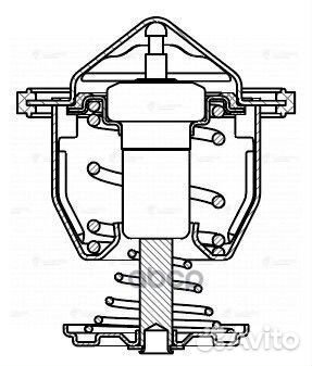 Термостат для а/м Chevrolet Tahoe (07) /Cadilla