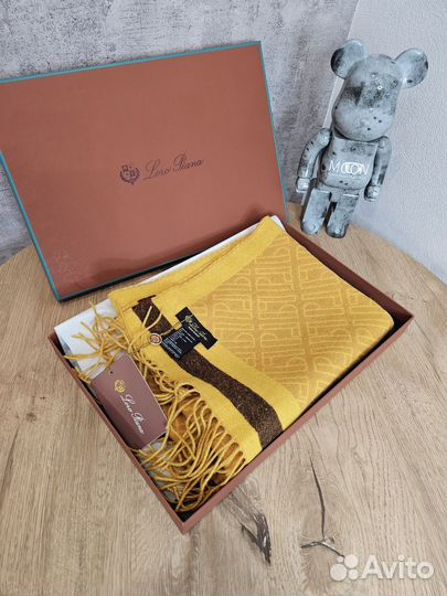 Шарф loro piana кашемир жёлтый