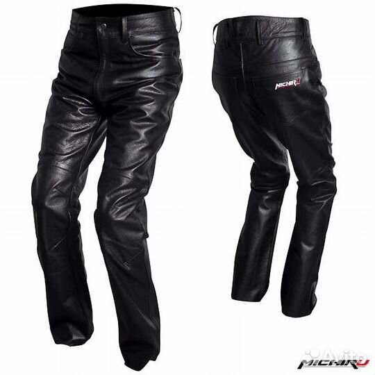 Брюки кожаные Michiru Rock and Wheels Новые L