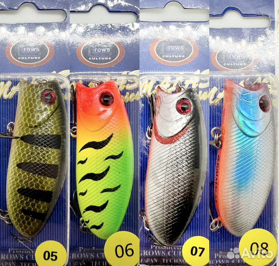 Воблеры попрер Malas Grows Culture