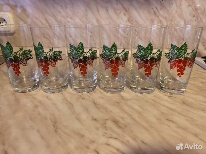 Стаканы стекло СССР