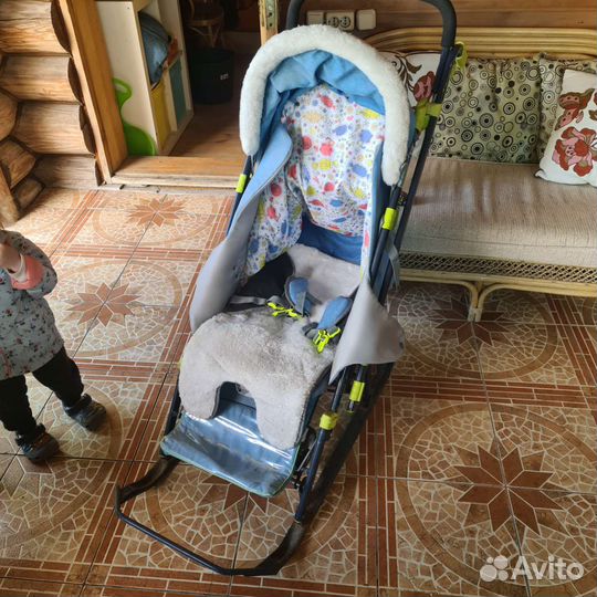 Коляска санки