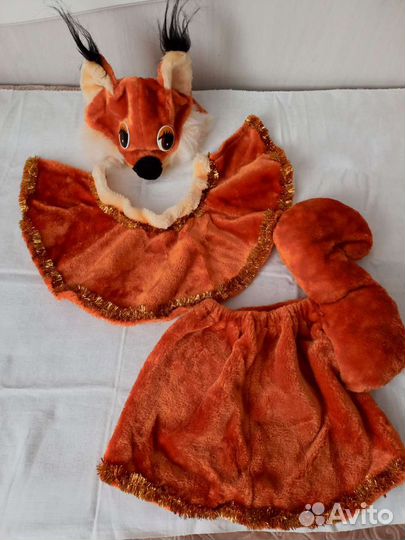 Новогодний костюм белки и поросёнка