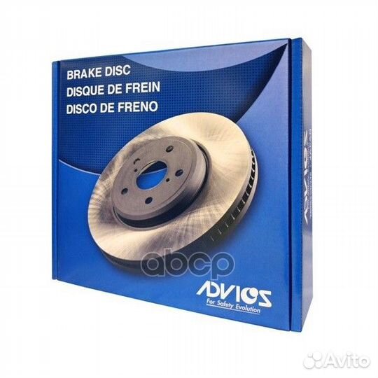 Диск тормозной пер. advics A6F182B advics