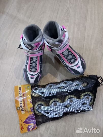 Ролики детские раздвижные 33 36