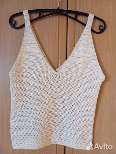 Вязанный топ или майка
