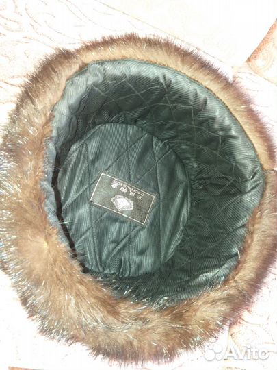 Шапка норковая мужская р.56-58