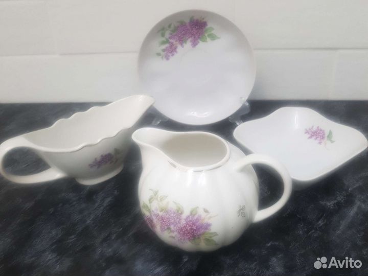 Соусник пиала Сирень Дулево СССР