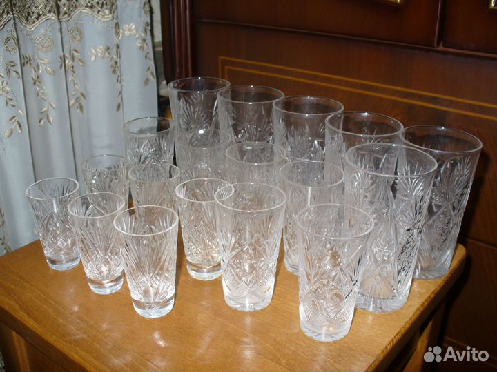 Хрустальные стаканы СССР