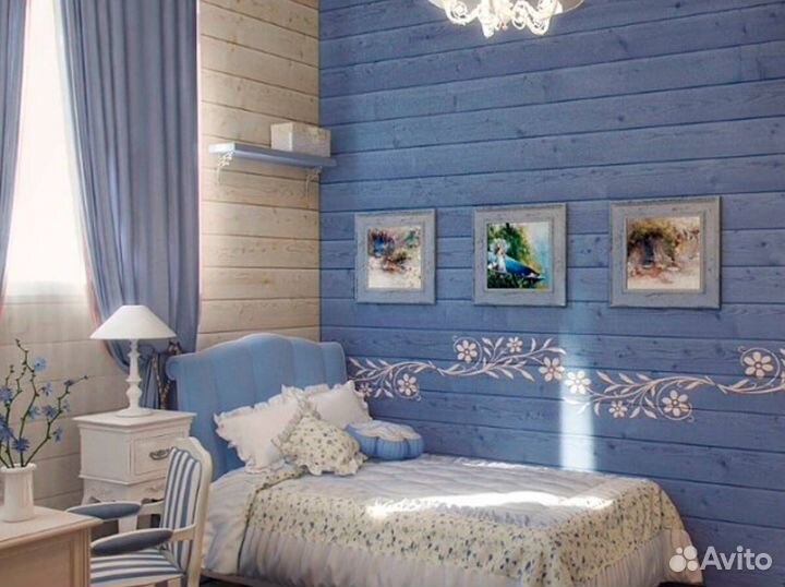 Евровагонка сосна окрашеннаяDF329