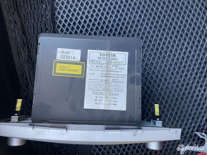 Магнитола на camry 40