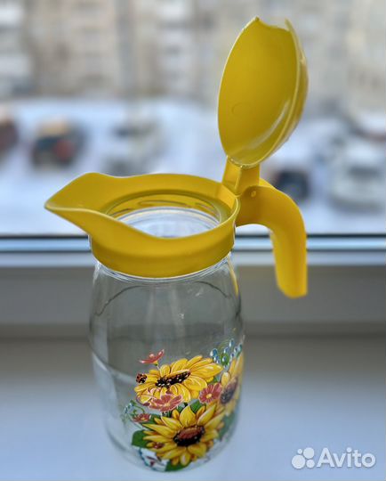 Кувшин стекло, 1.5 л