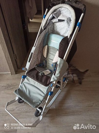 Санки коляска ника