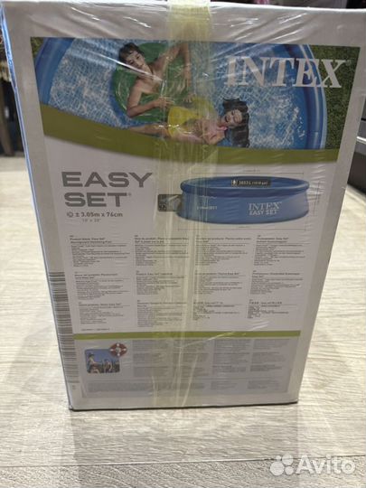 Надувной бассейн intex easy set 305*76