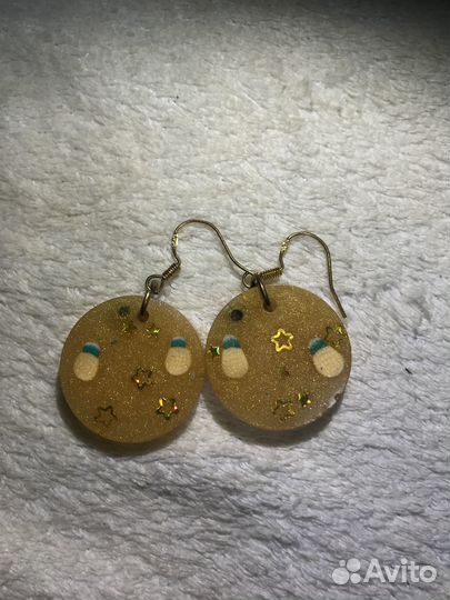 Серьги из эпоксидной смолы