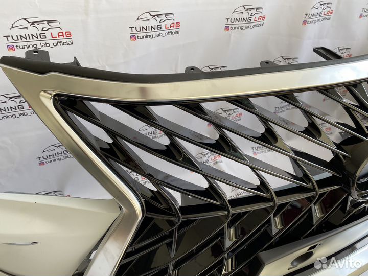 Lexus LX570 2008-2015 Бампер стиль 2016+ TRD E5AB1