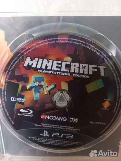 Minecraft на ps3 диск