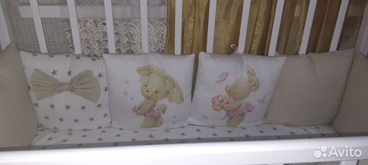 Бортики в кроватку