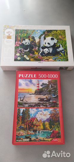 Пазлы 500 1000 1500 деталей