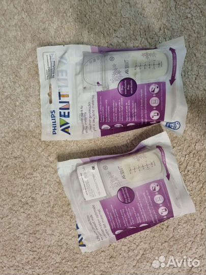 Пакетики для заморозки молока Avent