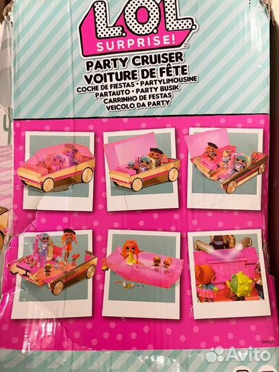 Игрушка L.O.L. Party Cruiser Автомобиль 3 в1