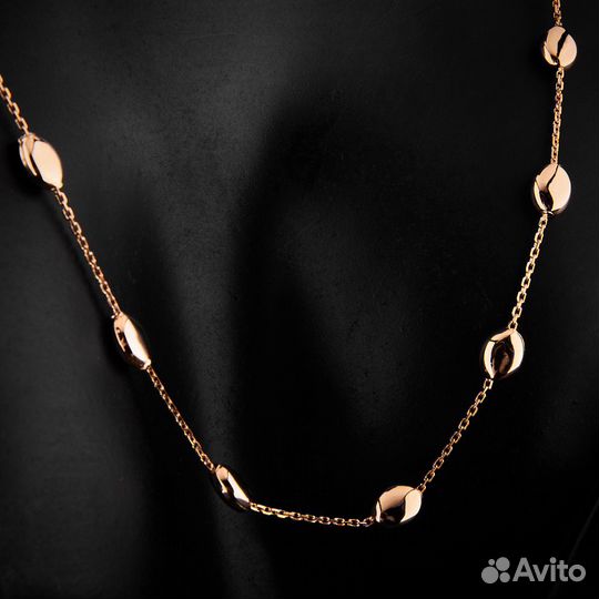 Колье из красного золота